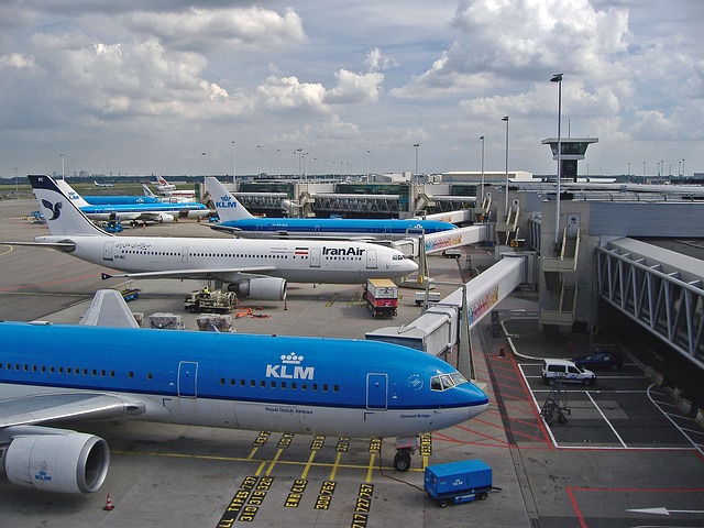 Terminal Flughafen Amsterdam