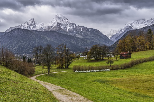 Blick auf den Watzmann im Bayerische Wald