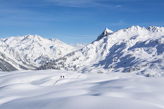 Winter in den Alpen